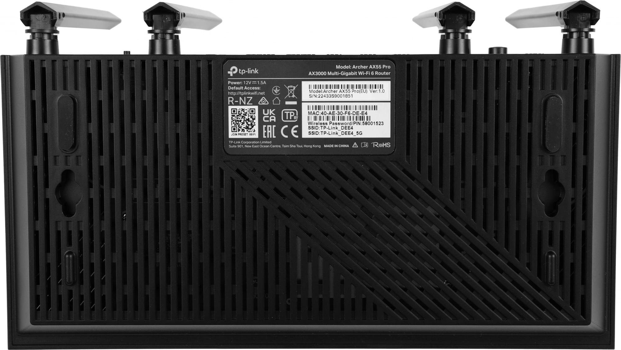 TP-Link Archer AX55 Pro Двухдиапазонный роутер Wi-Fi AX3000 с портом WAN/LAN 2,5 Гбит/с и поддержкой Mesh