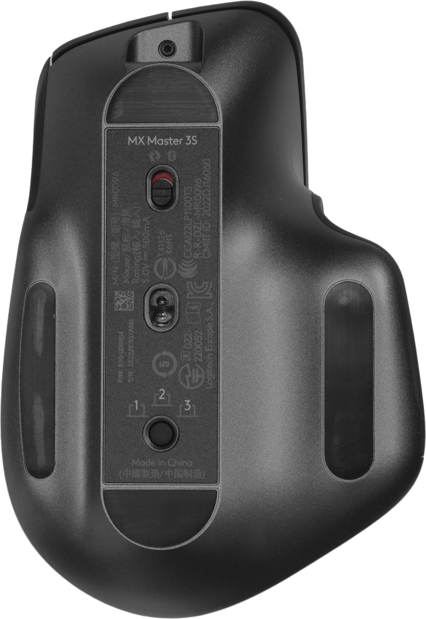 910-006585/910-006559/910-006565 Мышь Logitech MX Master 3S Mouse Graphite Wireless графитовый оптическая (4000dpi) беспроводная BT/Radio USB (5but)