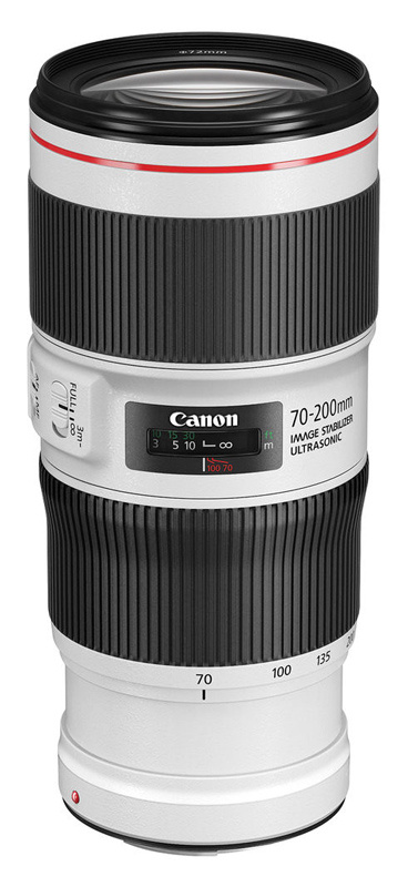 Объектив Canon EF II USM (2309C005) 70-200мм f/4L черный