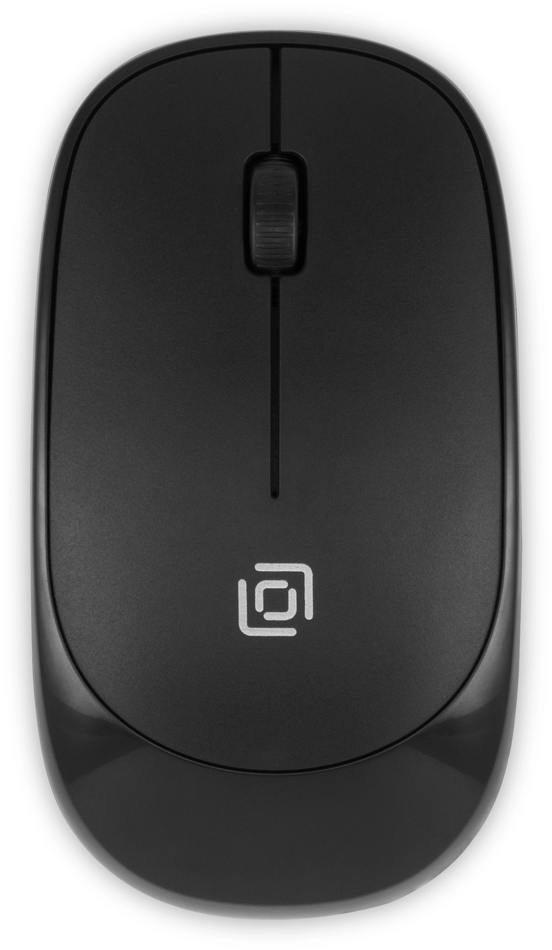 Клавиатура + мышь Oklick S255W Black USB  беспроводная slim [1909361]