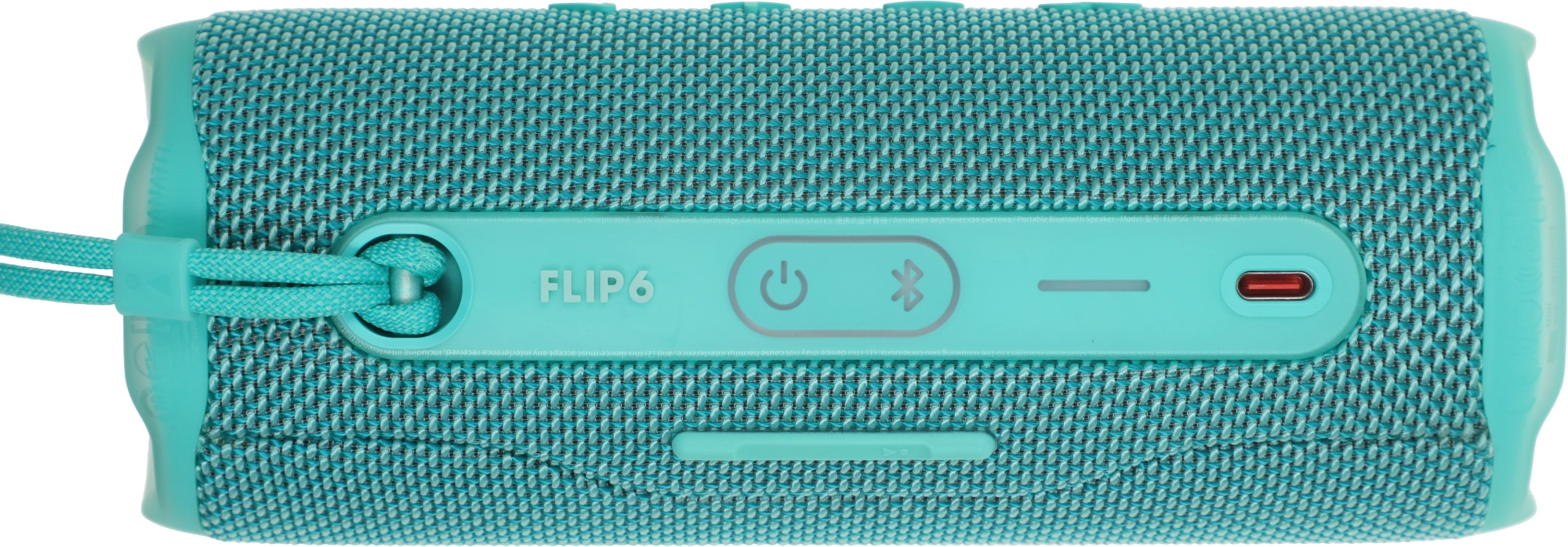 Портативная колонка JBL Flip6TEAL Цвет зеленовато-голубой да 0.5 кг JBLFLIP6TEAL