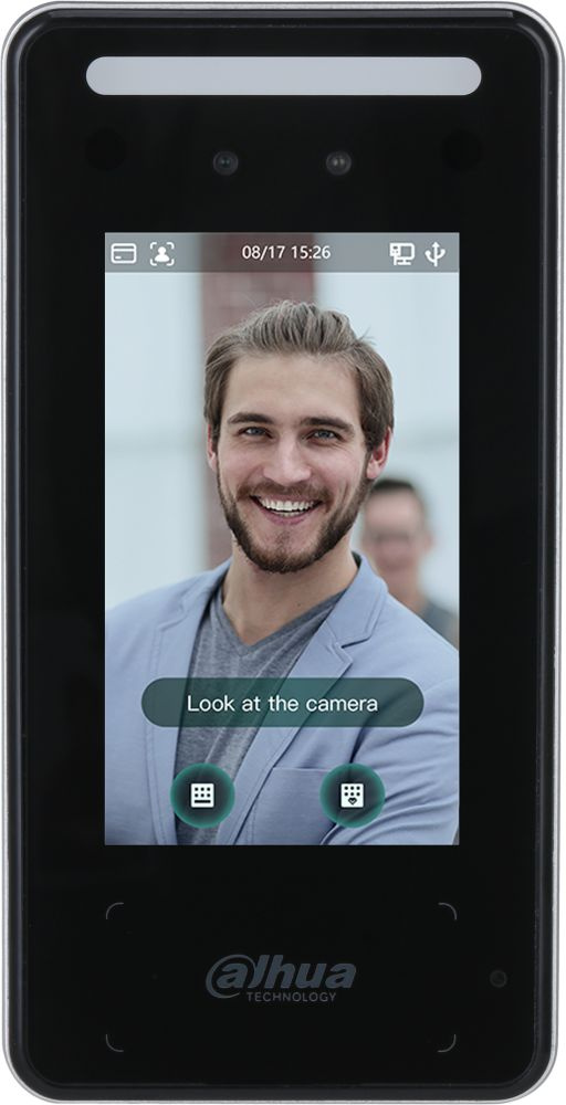 DAHUA DHI-ASI6213J-MW AI терминал учета рабочего времени и контроля доступа с распознаванием лиц