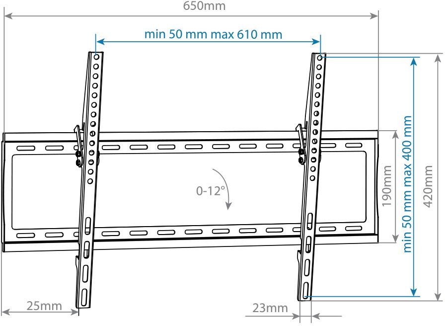 Arm Media STEEL-2 new черный 32"-90" макс.40кг настенный наклон Arm Media STEEL-2 new черный 32"-90" макс.40кг настенный наклон