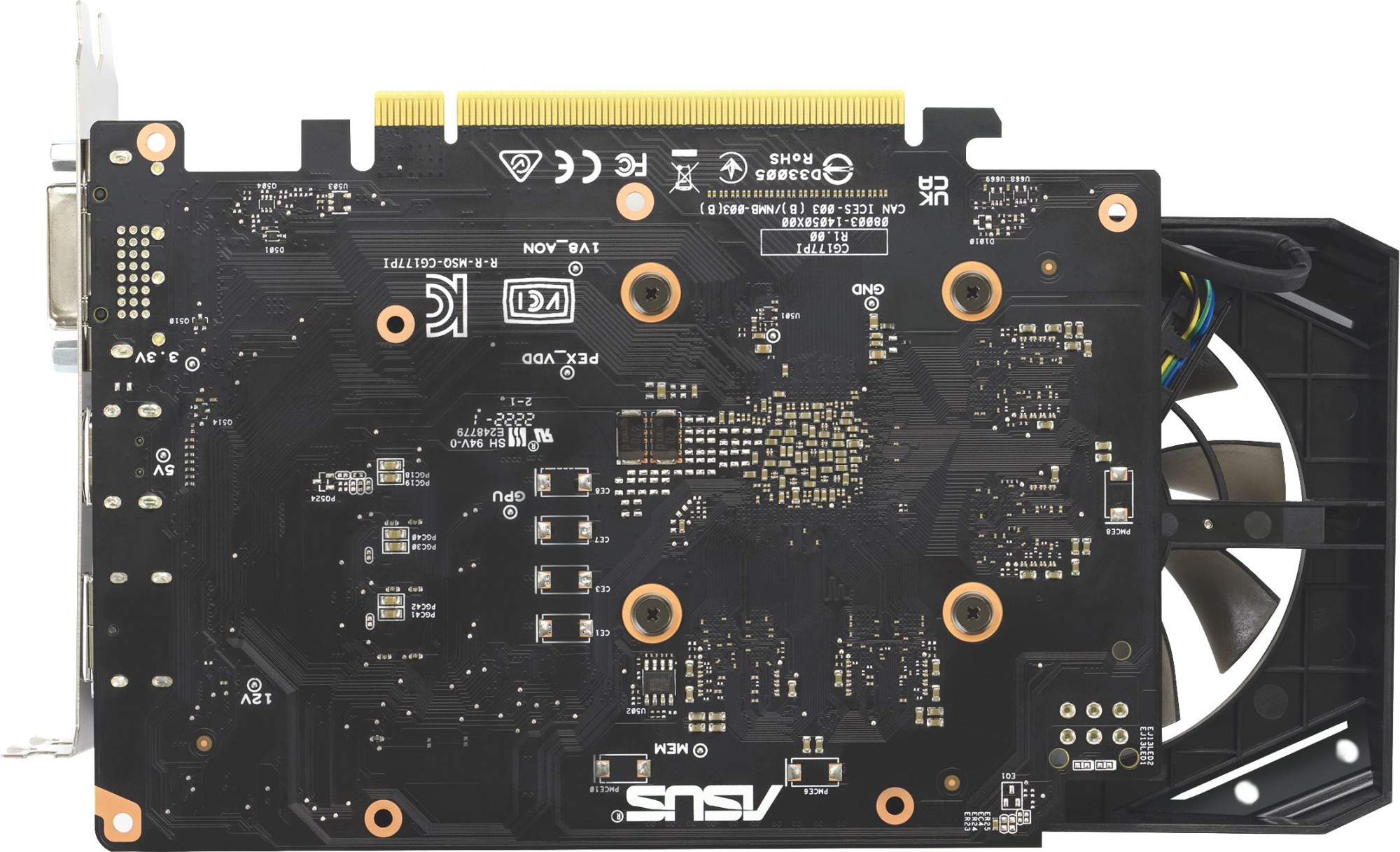 Видеокарта Asus PCI-E DUAL-GTX1630-O4G NVIDIA GeForce GTX 1630 4096Mb 64 GDDR6 1800/8002 DVIx1 HDMIx1 DPx1 HDCP Ret