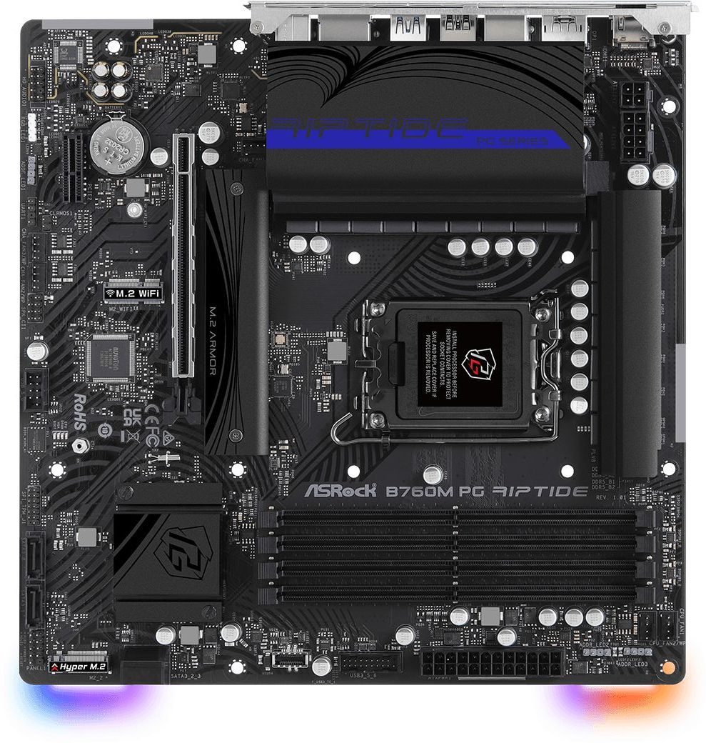 ASROCK B760M PG RIPTIDE, LGA 1700, Intel B760, mATX, Ret
