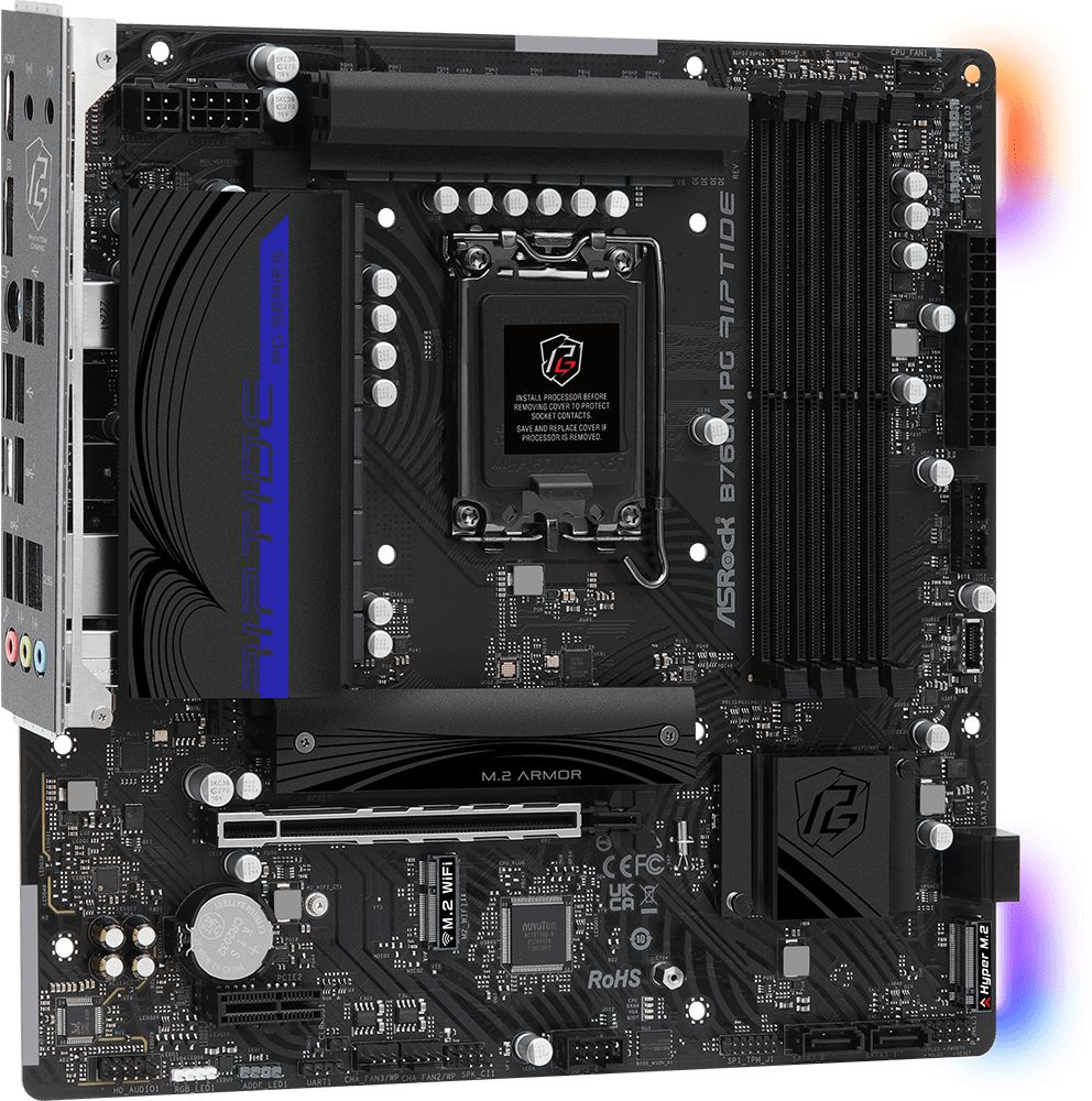 ASROCK B760M PG RIPTIDE, LGA 1700, Intel B760, mATX, Ret
