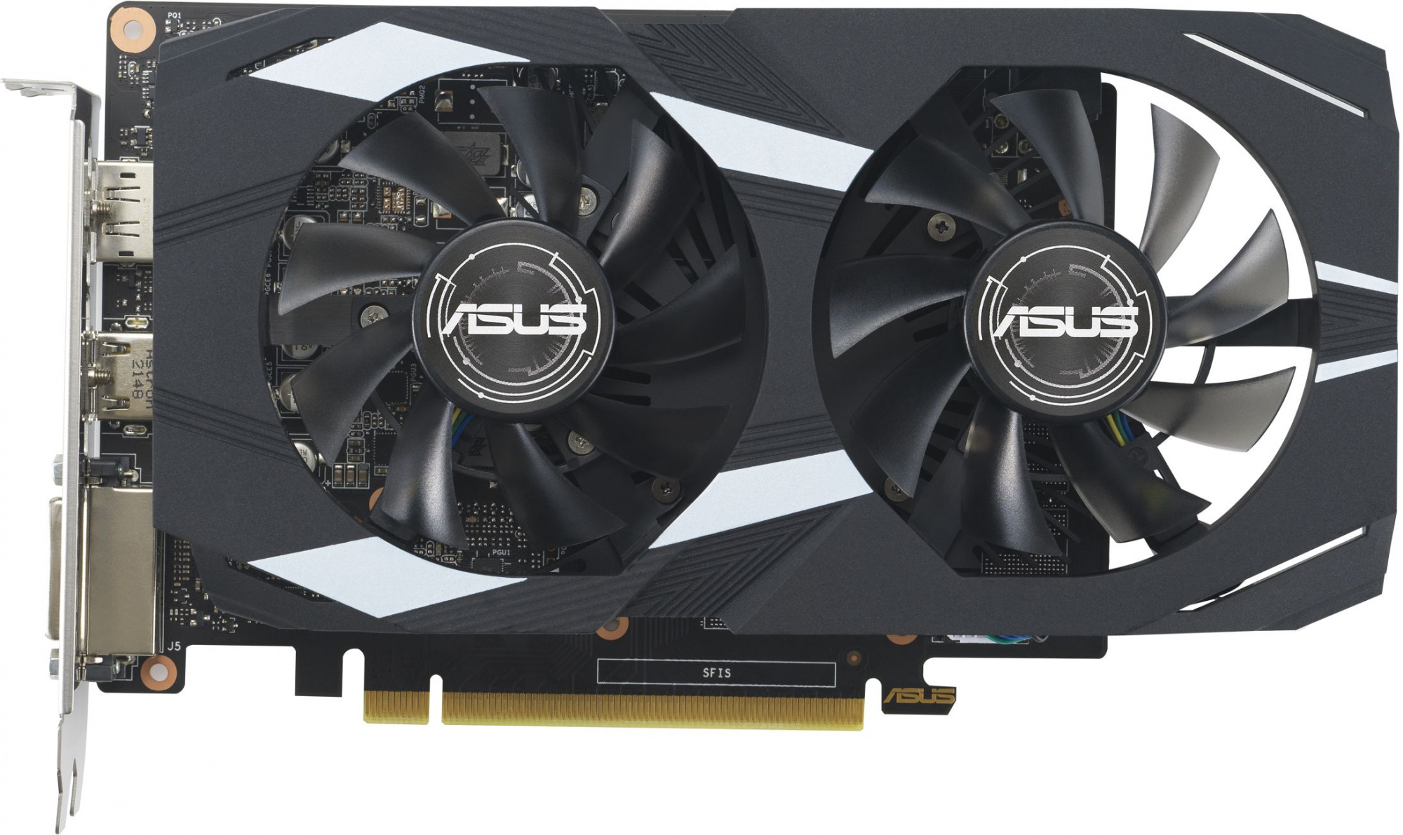 Видеокарта ASUS DUAL-GTX1650-O4GD6-P-EVO