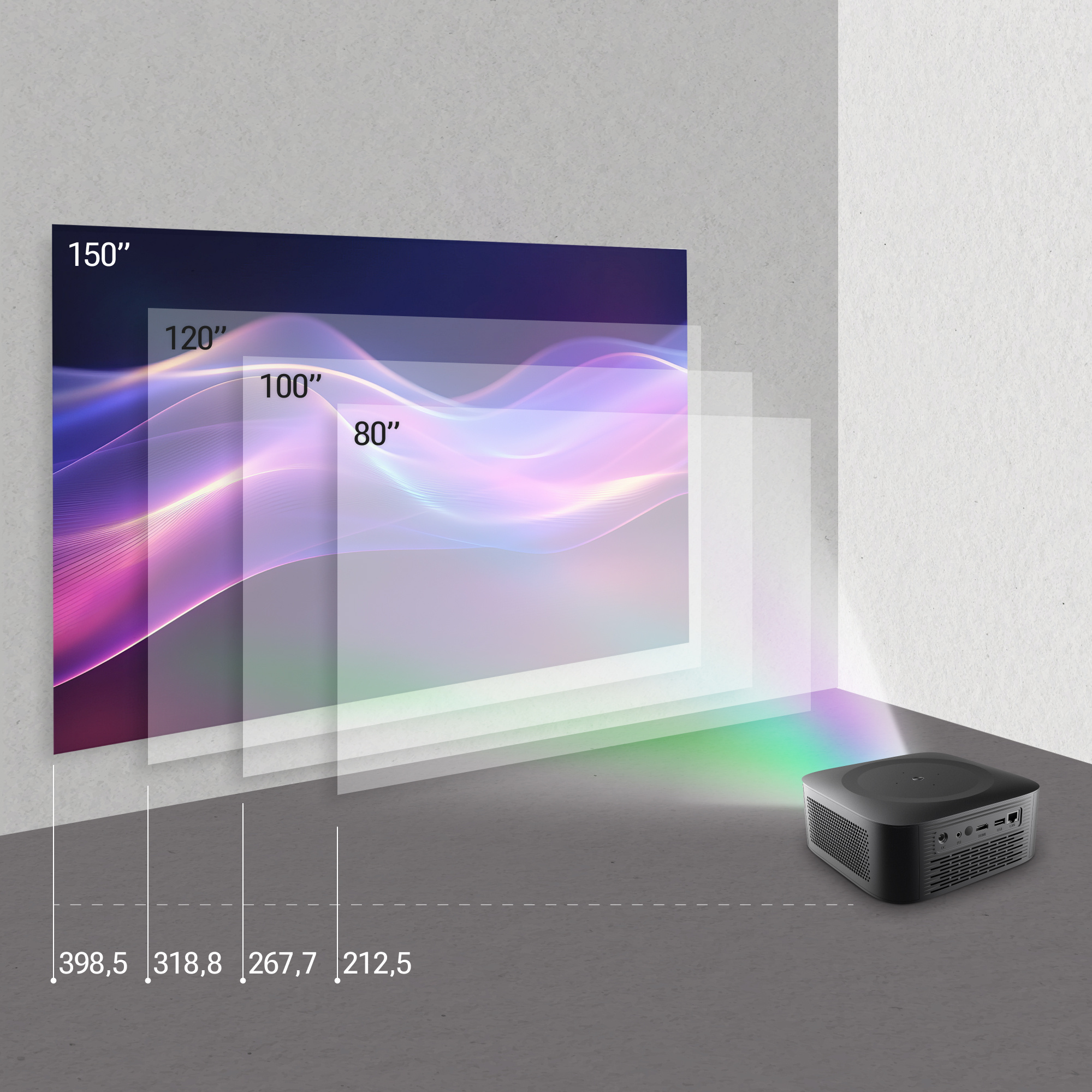 Cactus CS-E2.SG Проектор {DLP 5600Lm (1920x1080) 200000:1 ресурс лампы:20000часов 1xUSB typeA 1xHDMI 4.2кг}