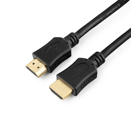 Кабель HDMI Cablexpert 19M/19M, v2.0, серия Light, позол.разъемы, экран, 1.8м, черный, пакет (CC-HDMI4L-6)