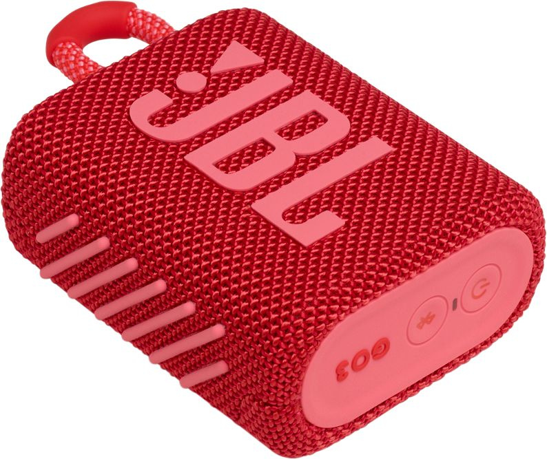 Колонка порт. JBL GO 3 красный 3W 1.0 BT (JBLGO3RED)