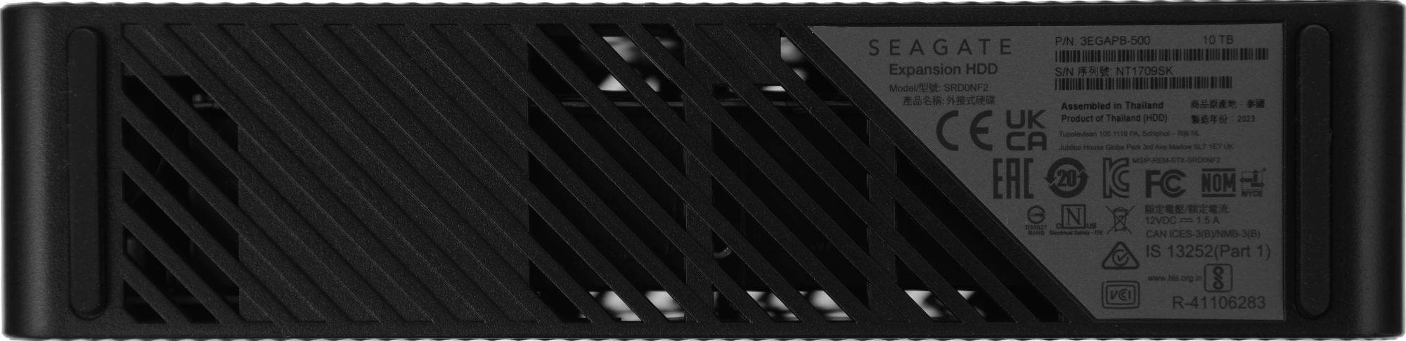 Seagate Portable HDD 10Tb Expansion STKP10000400 {USB 3.0, 3.5", Black}