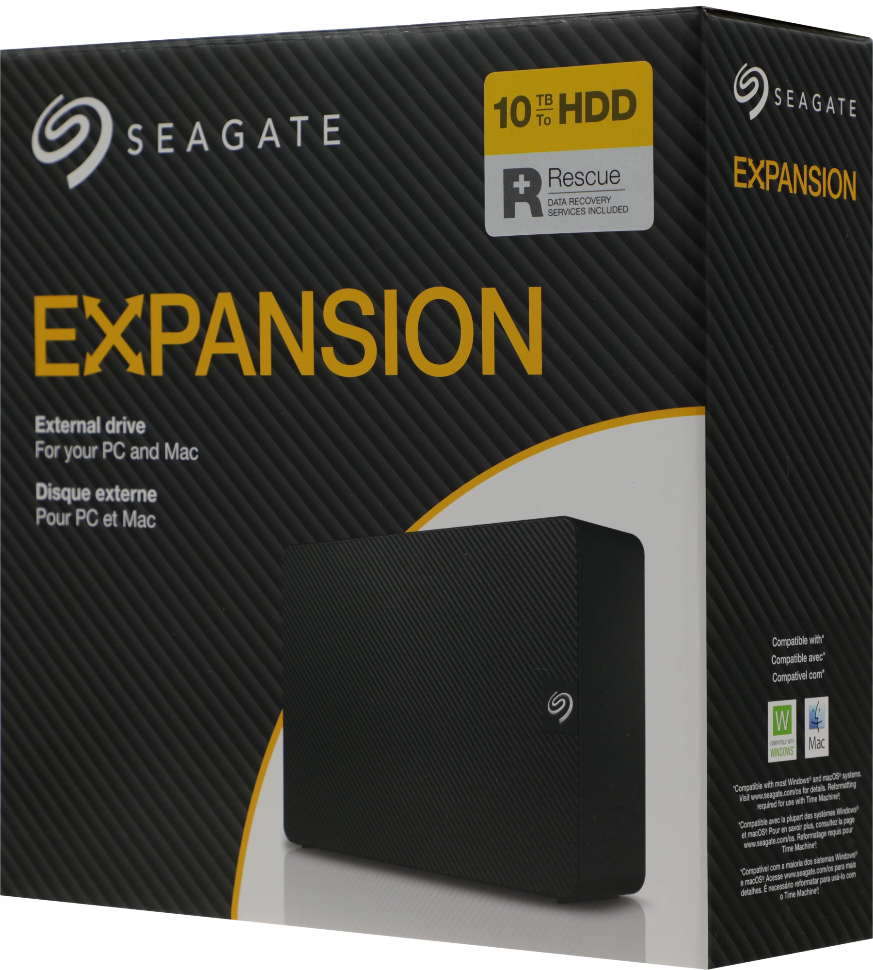 Seagate Portable HDD 10Tb Expansion STKP10000400 {USB 3.0, 3.5", Black}