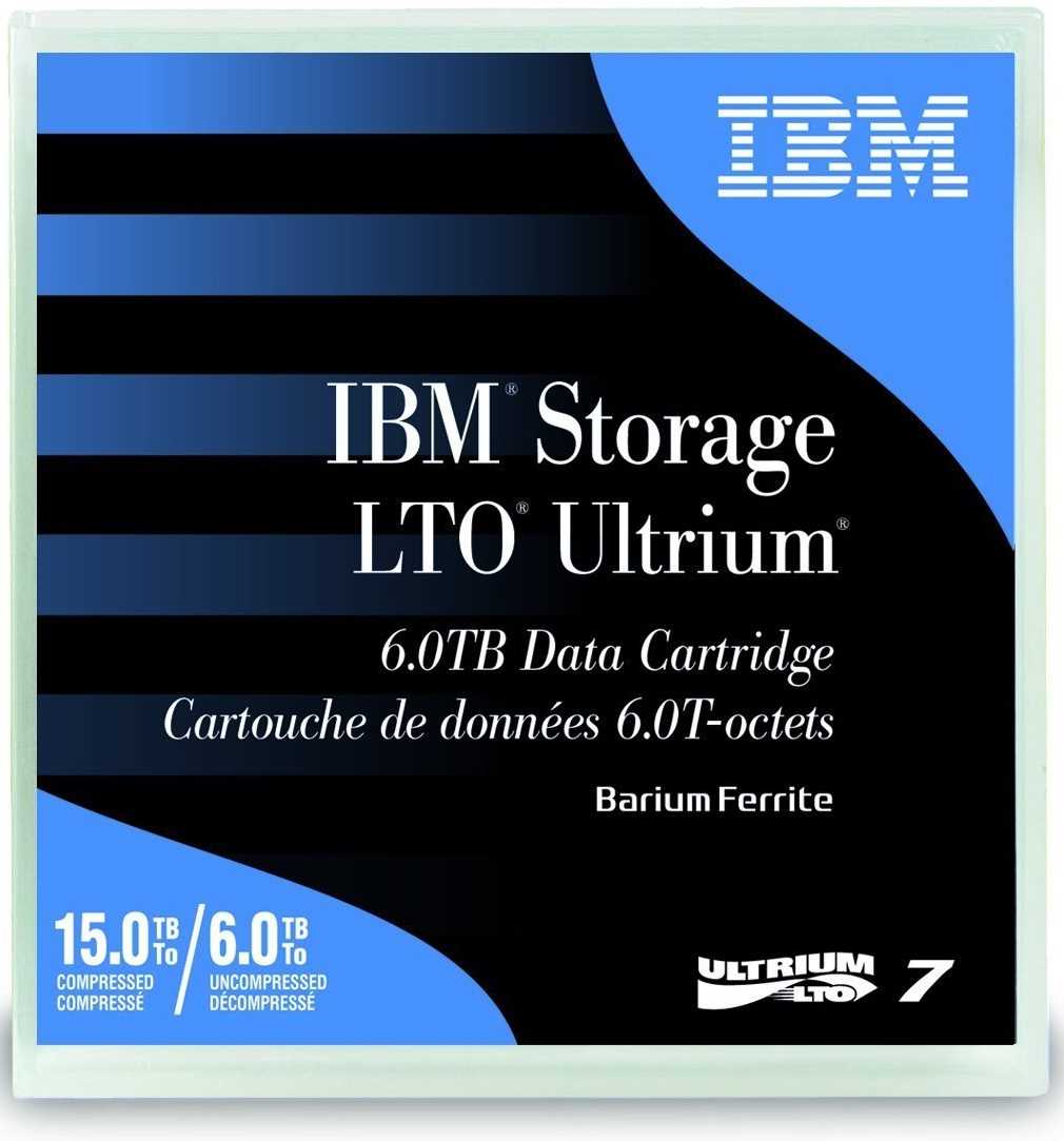 Картридж IBM со штрихкодом (38L7302L) Ultrium LTO7 Tape Cartridge - 6TB with Label (1 pcs)