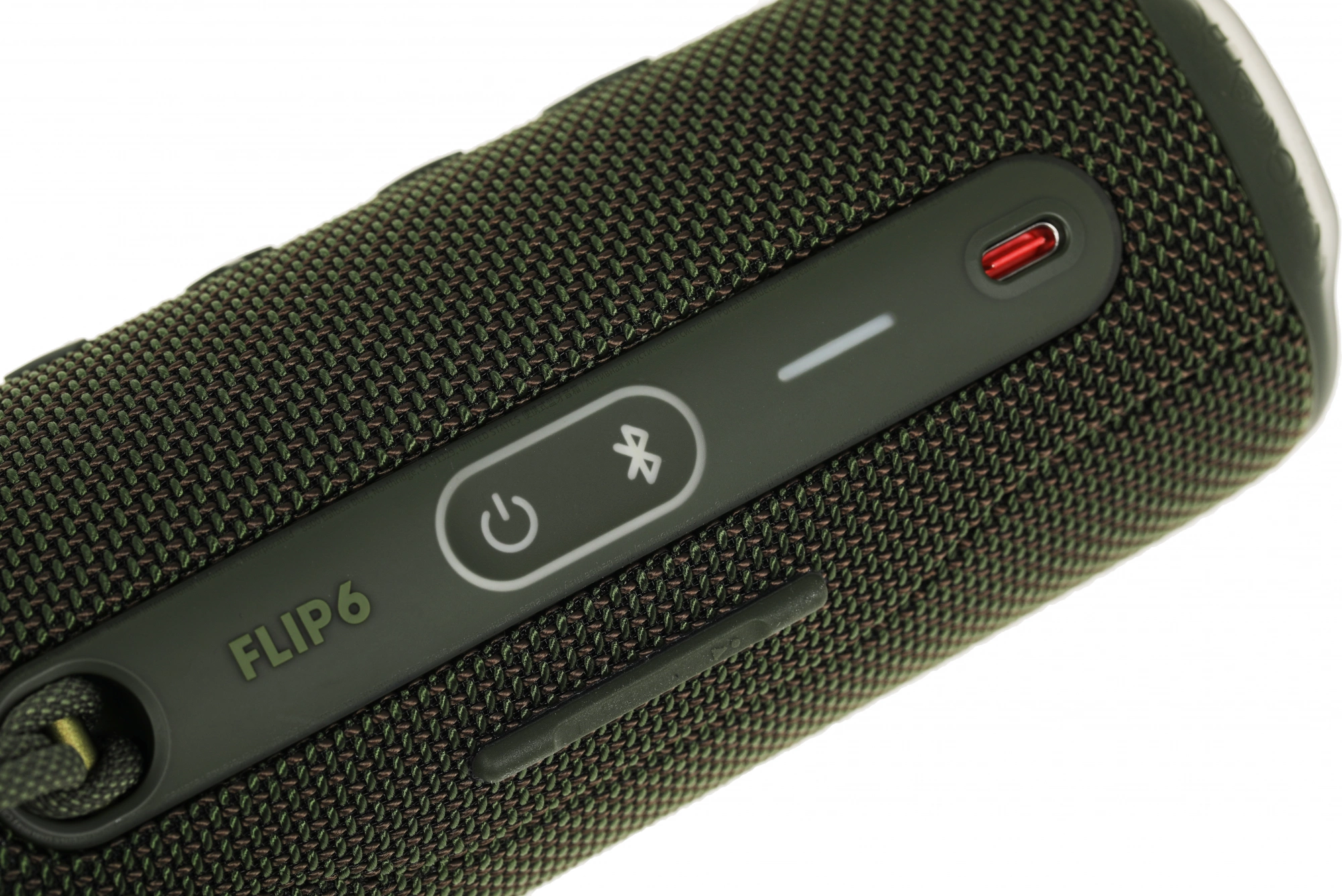 Колонка портативная JBL Flip 6, 30Вт, зеленый [jblflip6gren]