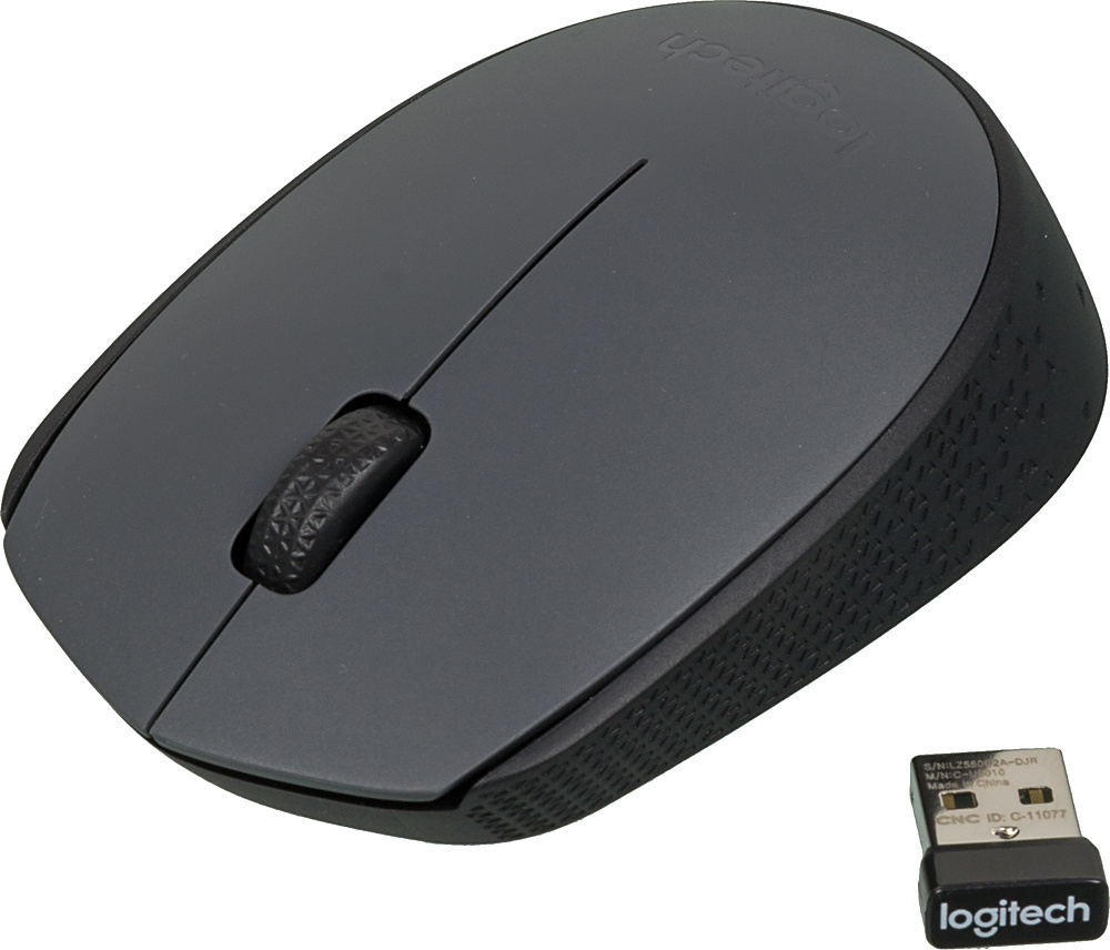 910-004642/910-004646 Logitech Wireless Мышь беспроводная M170, Grey