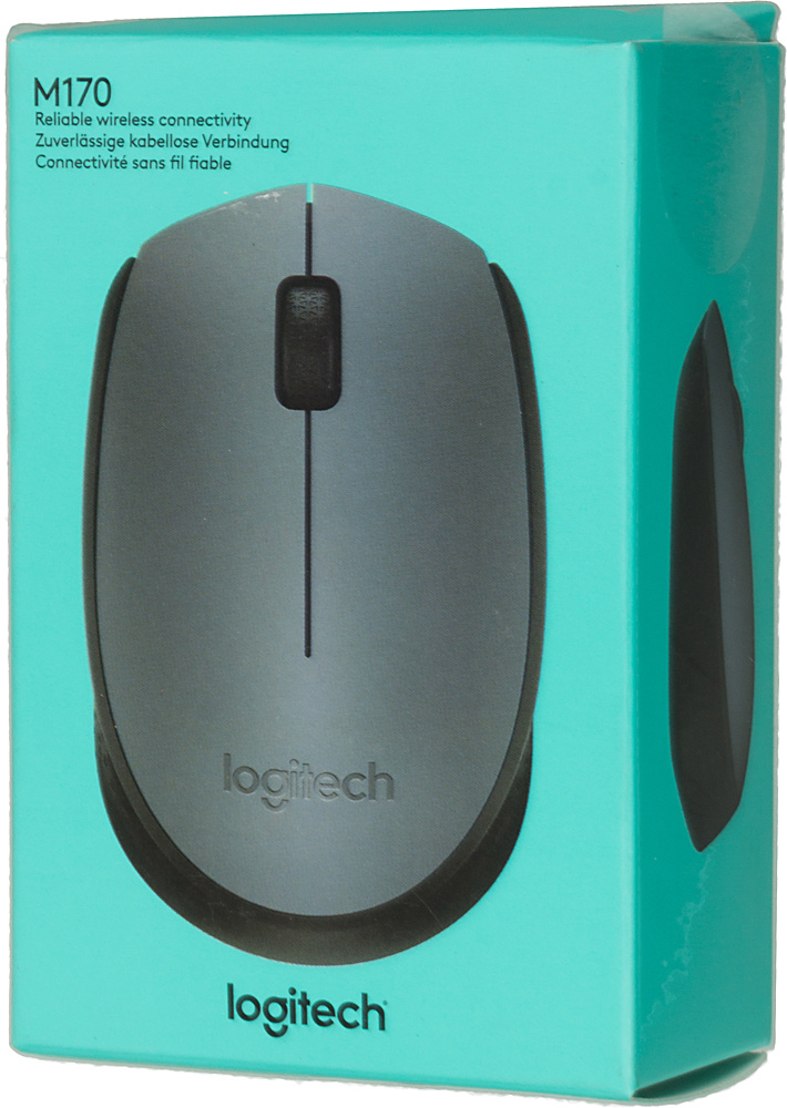 910-004642/910-004646 Logitech Wireless Мышь беспроводная M170, Grey