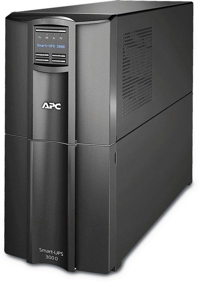 Источник бесперебойного питания APC SMT3000IC Smart-UPS, Line Interactive, 3kVA, Tower, 230V, 8x IEC C13+2x IEC C19 outlets, SmartConnect Port+SmartSl
