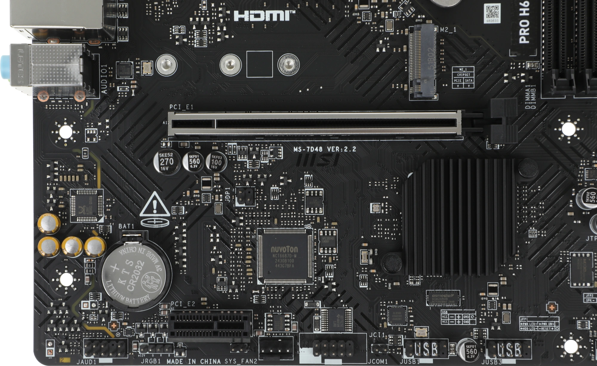 MSI PRO H610M-E DDR4