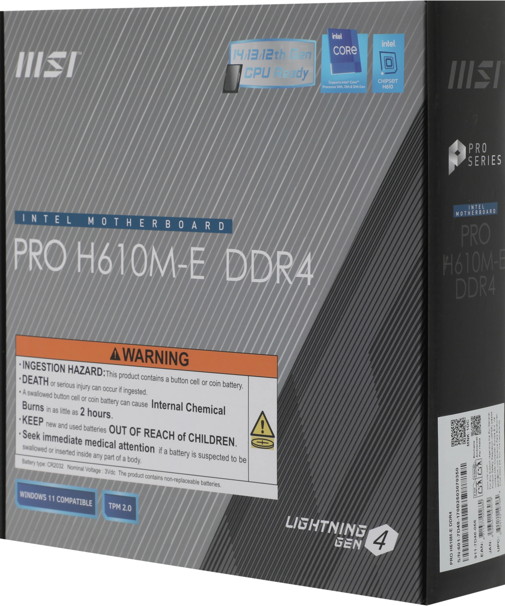 MSI PRO H610M-E DDR4