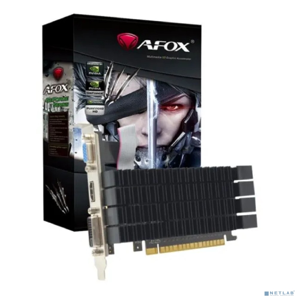 Видеокарта AFOX GT730 2G DDR3 64bit heatsink DVI HDMI AF730-2048D3L3-V3 Видеокарта AFOX GT730 2G DDR3 64bit heatsink DVI HDMI AF730-2048D3L3-V3