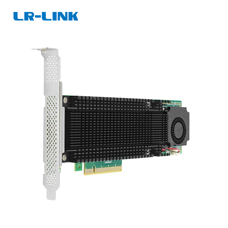 Lr-Link LRNV9541-2IR PCIe x8 2-port M.2 NVMe Adapter