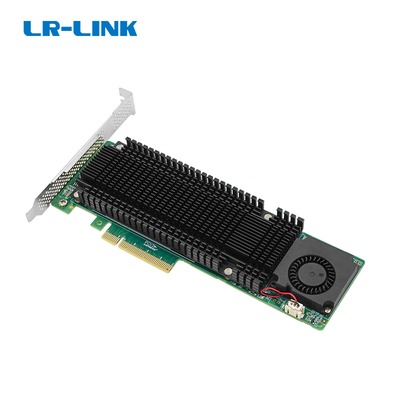 Lr-Link LRNV9541-2IR PCIe x8 2-port M.2 NVMe Adapter