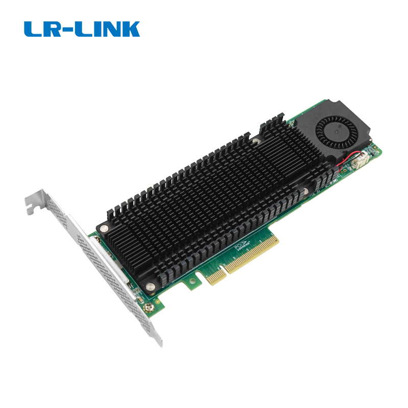 Lr-Link LRNV9541-2IR PCIe x8 2-port M.2 NVMe Adapter