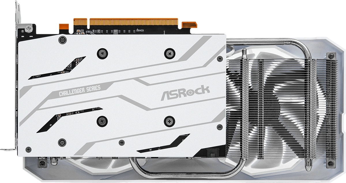 Видеокарта ASRock RX6600 Challenger White 8GB GDDR6 HDMI DPx3 2FAN RTL