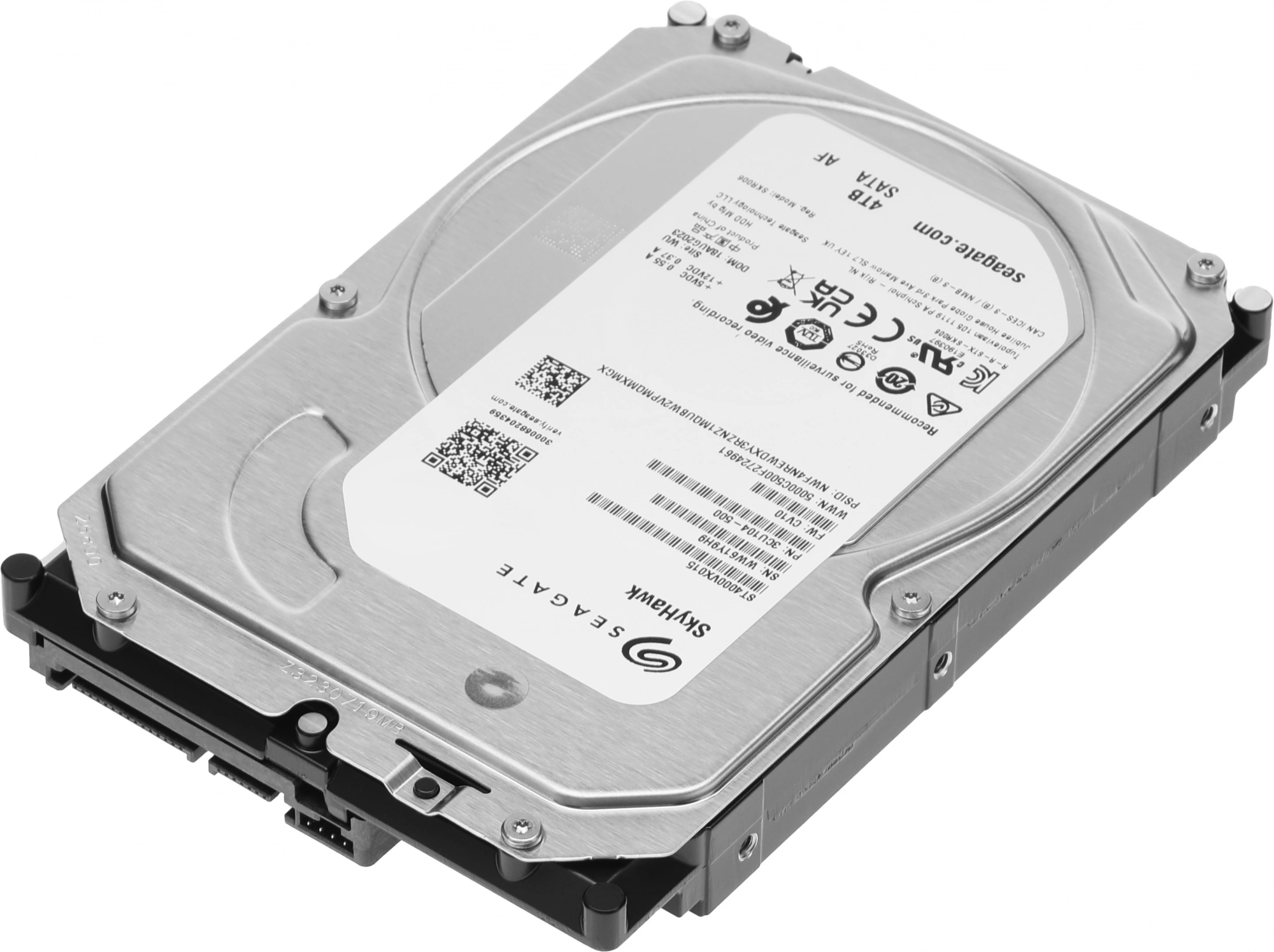 4TB Seagate Skyhawk (ST4000VX015) {Serial ATA III, 5400 rpm, 256mb, для видеонаблюдения}