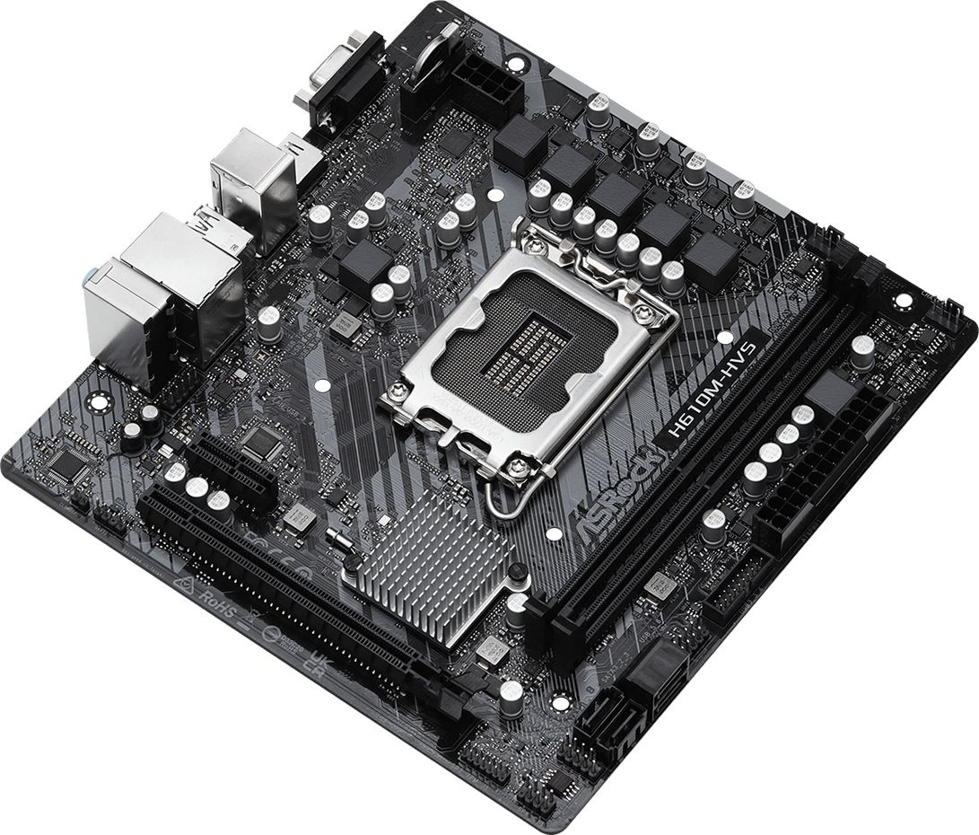 Asrock H610M-HVS {LGA1700, 2xDDR4, 4xSATA, D-Sub, HDMI, mATX}