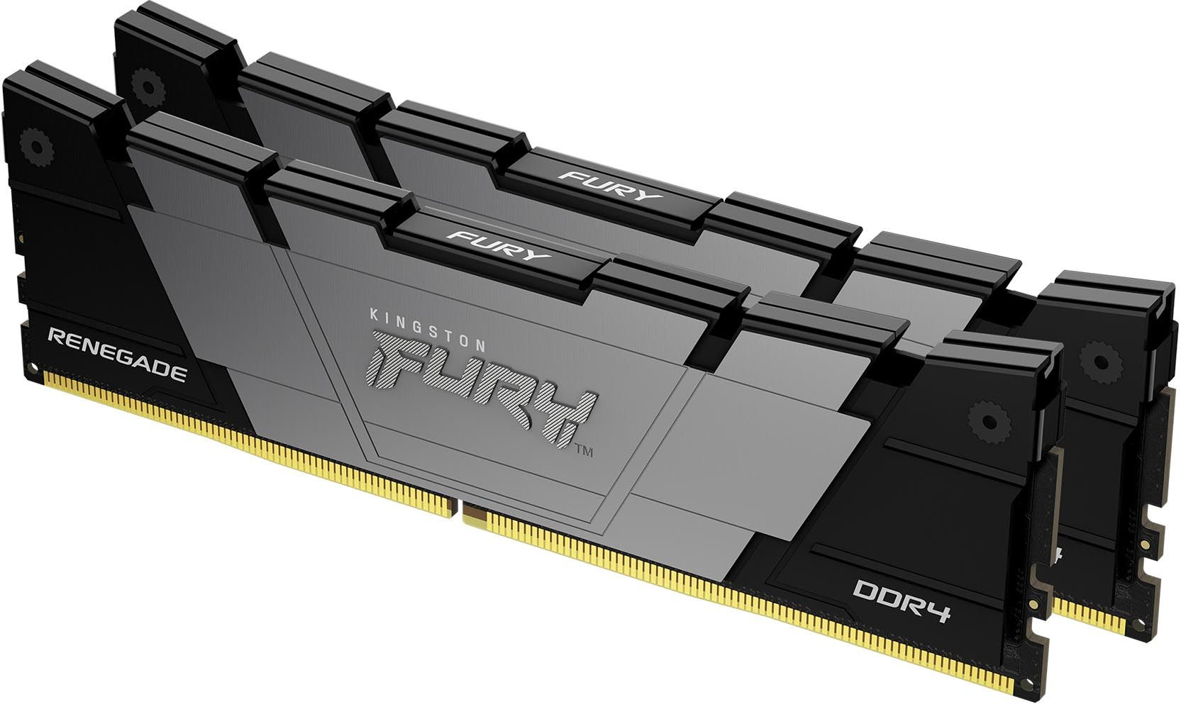 Kingston DDR4 DIMM 32GB Kit 2x16Gb KF432C16RB12K2/32PC4-25600, 3200MHz, CL16
