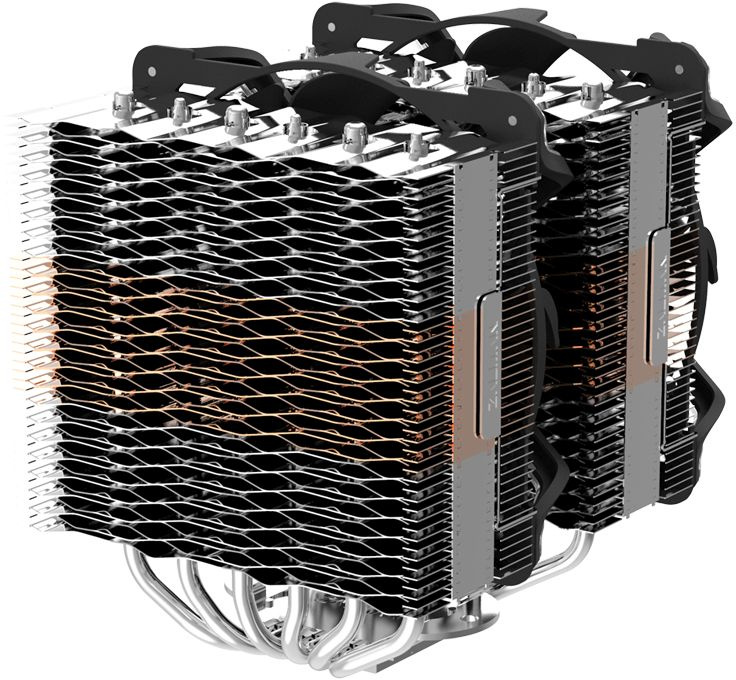 Cooler Zalman CNPS20X Soc-FM2+/AM2+/AM3+/AM4/1150/1151/1155/2011/ 4-pin 17-29dB Al+Cu 300W 1300gr LED Ret