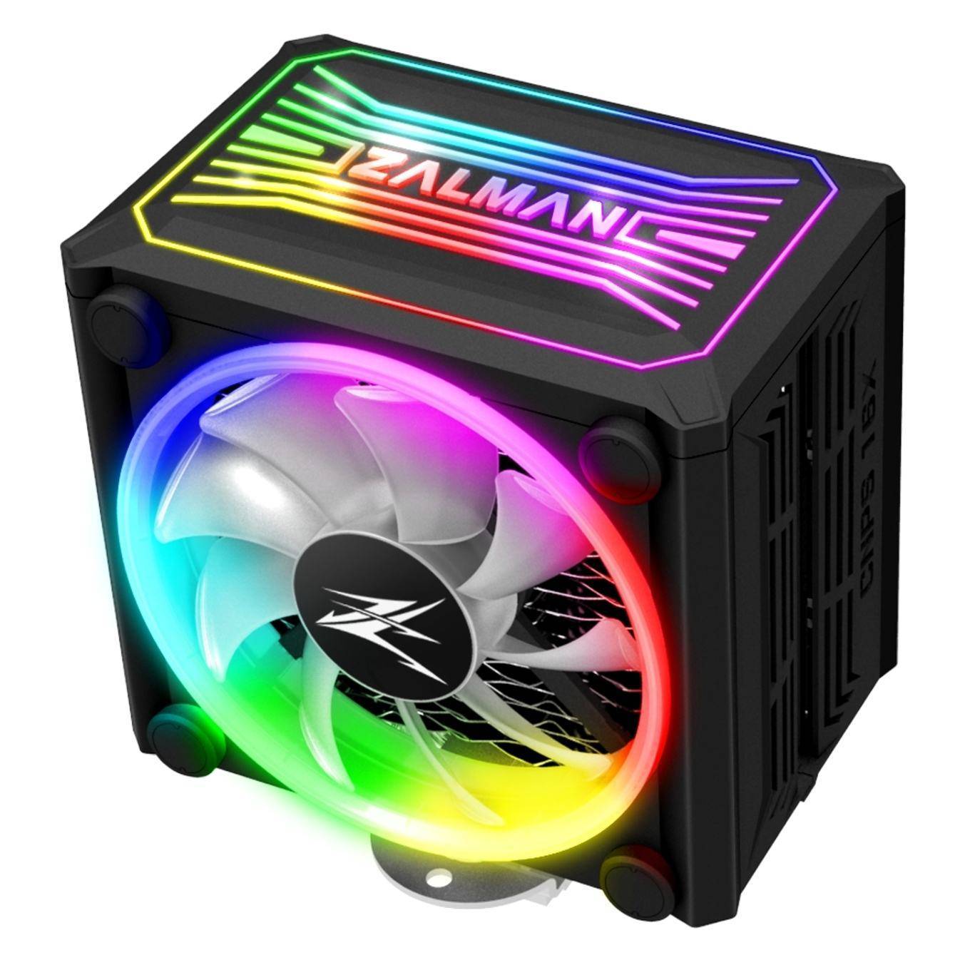 Кулер Zalman CNPS16X Black LGA2066/11-v3/11/115X/AM4/AM3/3+(6 шт/кор, TDP 150W, PWM, 120mm ARGB Fan, 4 тепловые трубки, 4-pin) Retail