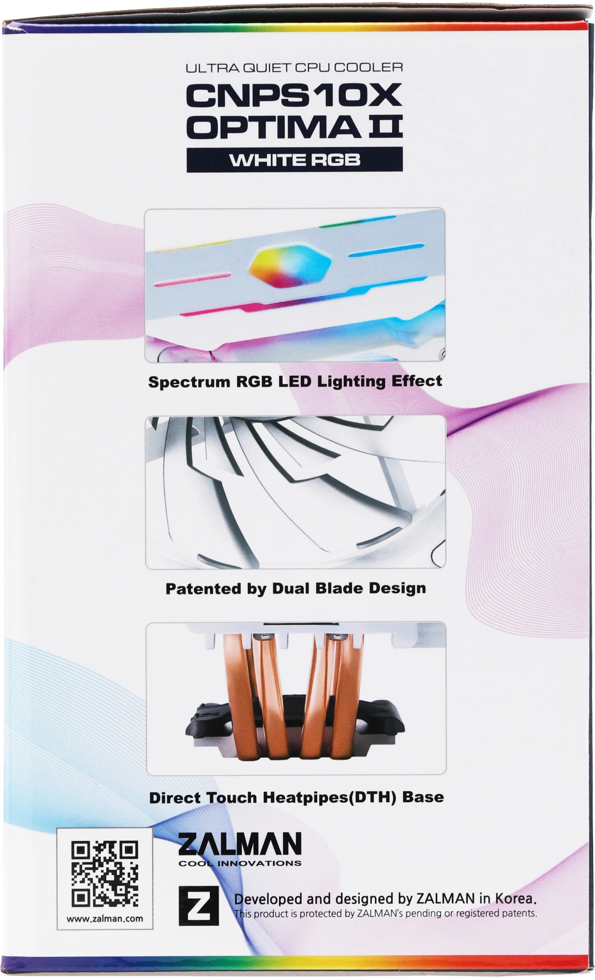 ZALMAN CNPS10X OPTIMA II WHITE RGB