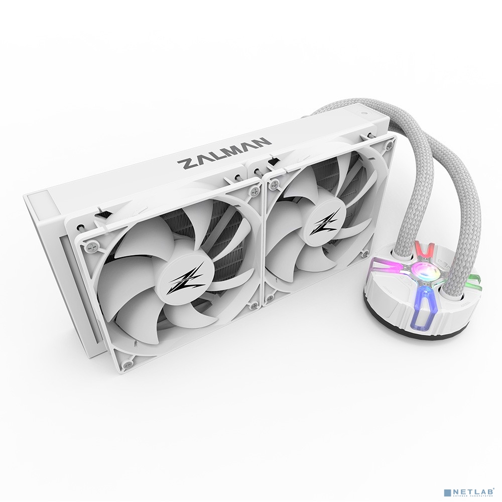 Система водяного охлаждения Zalman Reserator5 Z24 White LGA115X/1200/20XX/AM4/AM3/3+/FM2/2+ (TDP 250W, PWM, DUAL FAN, белый) RET