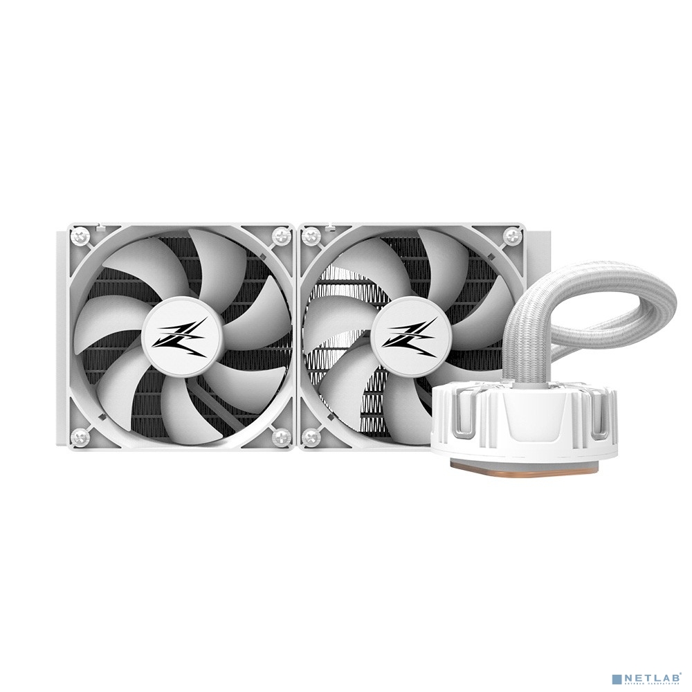 Система водяного охлаждения Zalman Reserator5 Z24 White LGA115X/1200/20XX/AM4/AM3/3+/FM2/2+ (TDP 250W, PWM, DUAL FAN, белый) RET