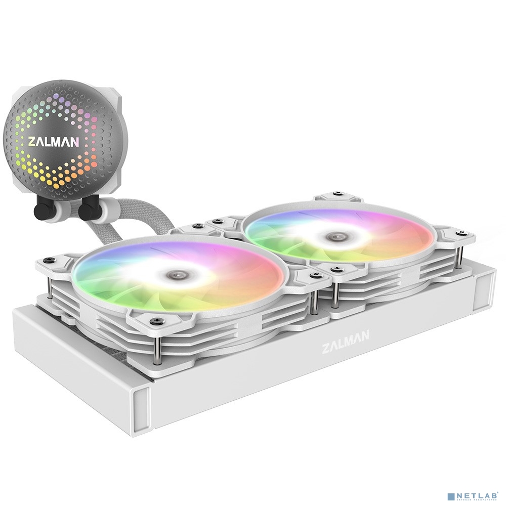Система водяного охлаждения Zalman ALPHA 28 White 140 мм - две секции, 3 pin, радиатор - алюминий