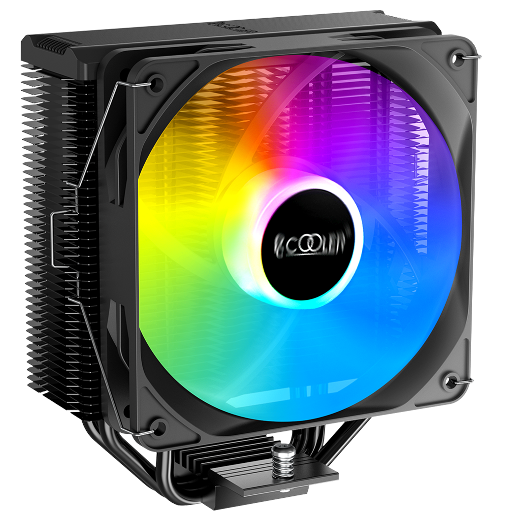 PCCooler Paladin EX300S S115X/1200/1700/AM4 (TDP 125W, 120mm PWM Dynamic Multi-Color LED, 3 тепловые трубки 6мм, 400-1800RPM, 28,6dBa)