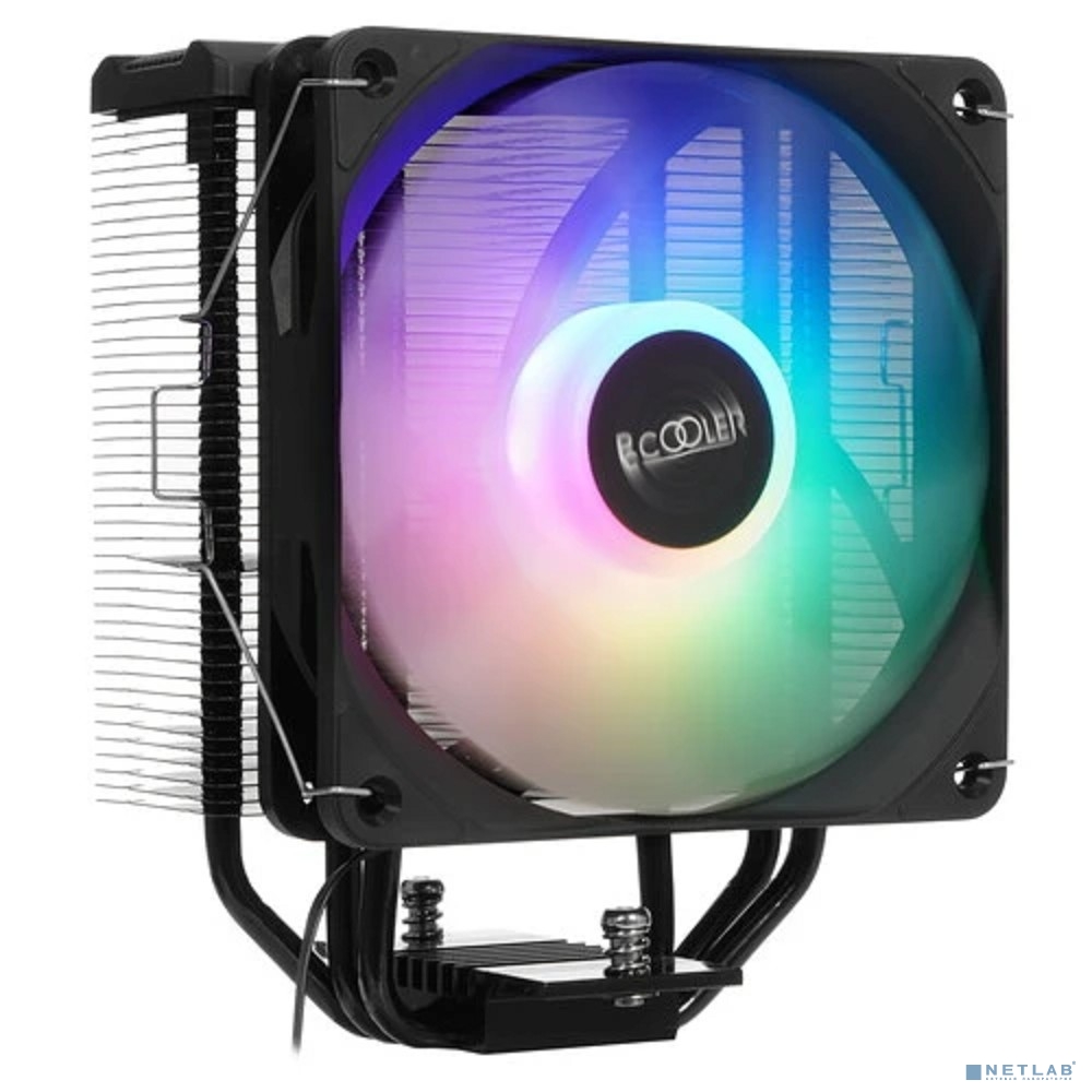 PCCooler Paladin EX300S S115X/1200/1700/AM4 (TDP 125W, 120mm PWM Dynamic Multi-Color LED, 3 тепловые трубки 6мм, 400-1800RPM, 28,6dBa)