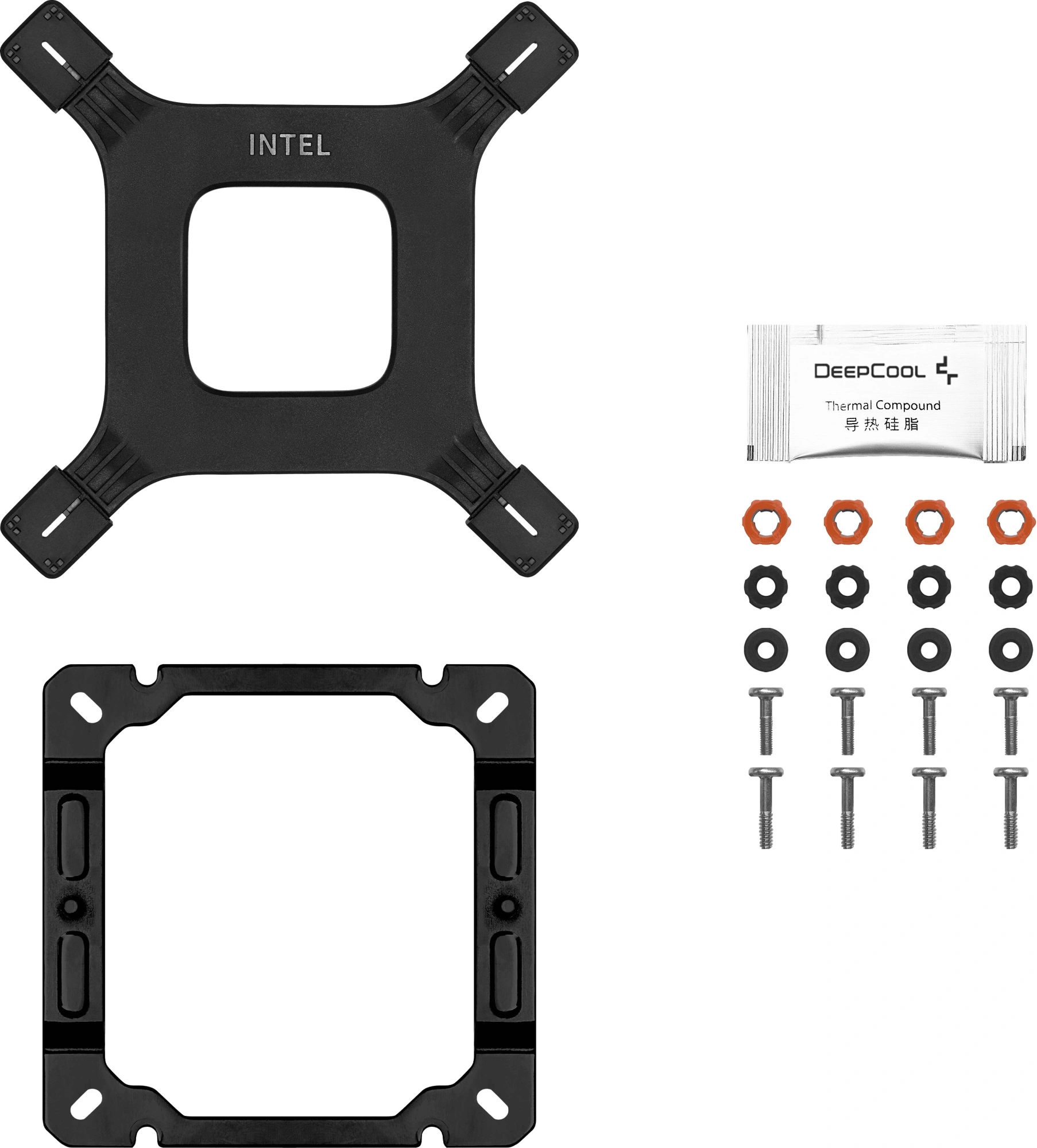 см арт1955147 Cooler Deepcool AG400 BK ARGB 220W 1155/1156/1150/1200/1700/AM4/AM5