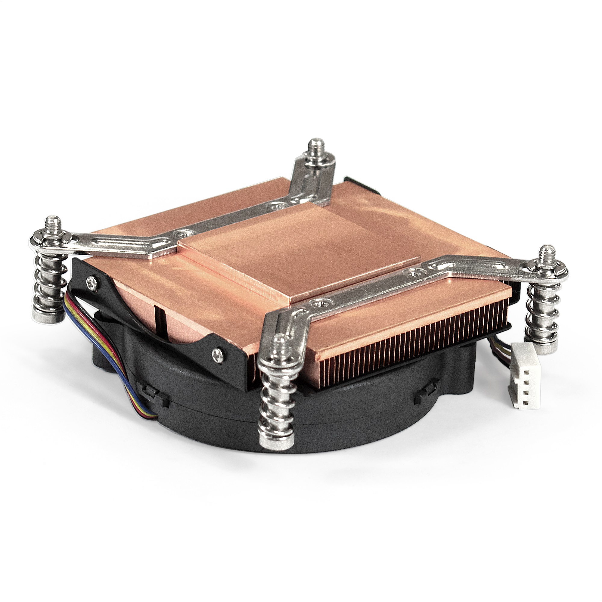 Exegate EX286161RUS Кулер ExeGate ESNK-0049.PWM.1U.2011/66.Cu (радиальный (улитка), медный, 1U, socket LGA2011/2066, TDP 115W, Fan 75mm, PWM, 2000-5000RPM, 2 ball bearing, 4pin, 46-54db, ресурс 70000