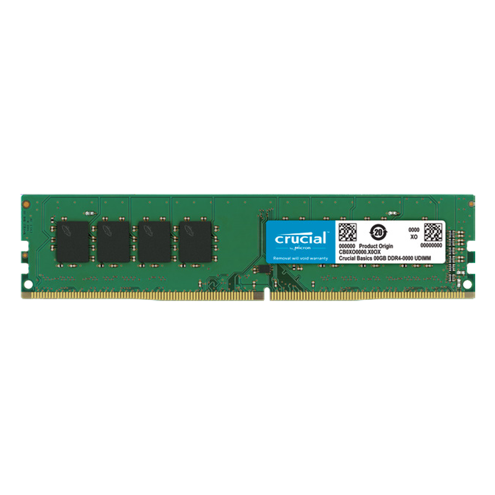 Crucial DDR4 DIMM 8GB CB8GU2666 PC4-21300, 2666MHz Basics Series