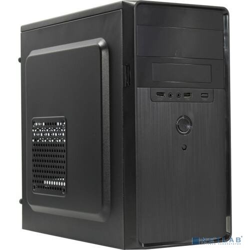 Exegate EX286412RUS Корпус Minitower ExeGate BA-309 (mATX, без БП, 2*USB, HD аудио, черный)