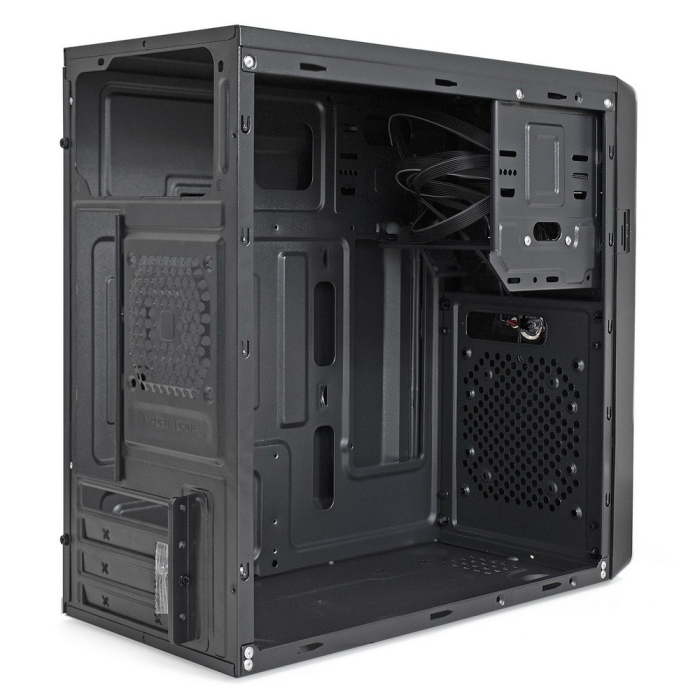 Exegate EX286425RUS Корпус Minitower ExeGate BA-309-400W-8 (mATX, БП AA400 с вент. 8см, 2*USB, HD аудио, черный)