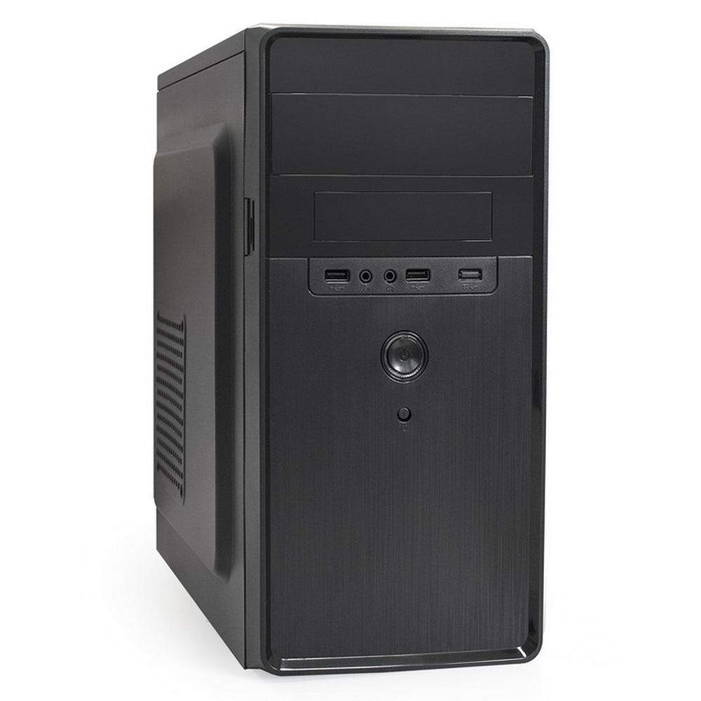 Exegate EX286426RUS Корпус Minitower ExeGate BA-309-450W-8 (mATX, БП AA450 с вент. 8см, 2*USB, HD аудио, черный)