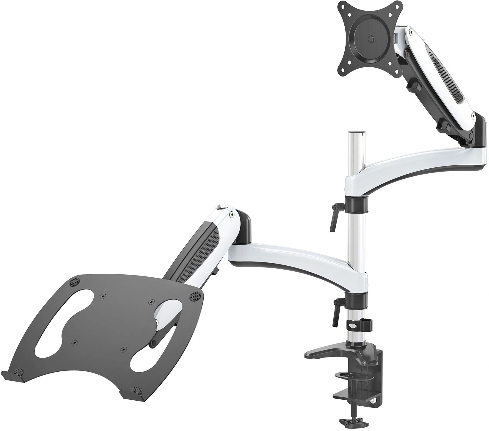 Cactus CS-VM-LH08-AL серебряный 13"-27" макс.8кг настольный поворот и наклон