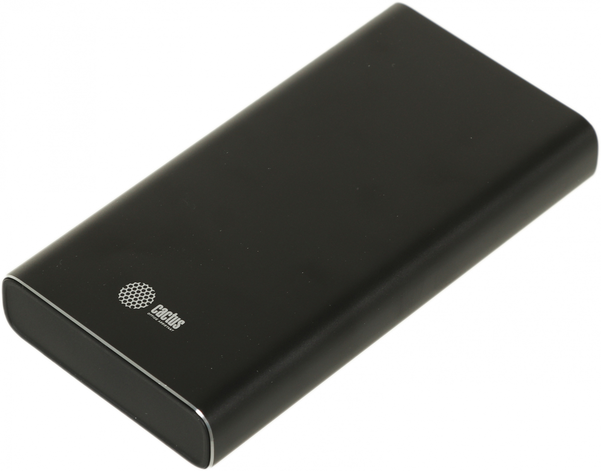 Мобильный аккумулятор Cactus CS-PBFSIT-20000 Li-Pol 20000mAh 2.1A+2.1A черный 2xUSB материал алюминий