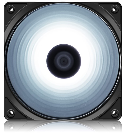 Case fan Deepcool RF120W ( LED White подсветка, 1300об/мин) Retail Case fan Deepcool RF120W ( LED White подсветка, 1300об/мин) Retail