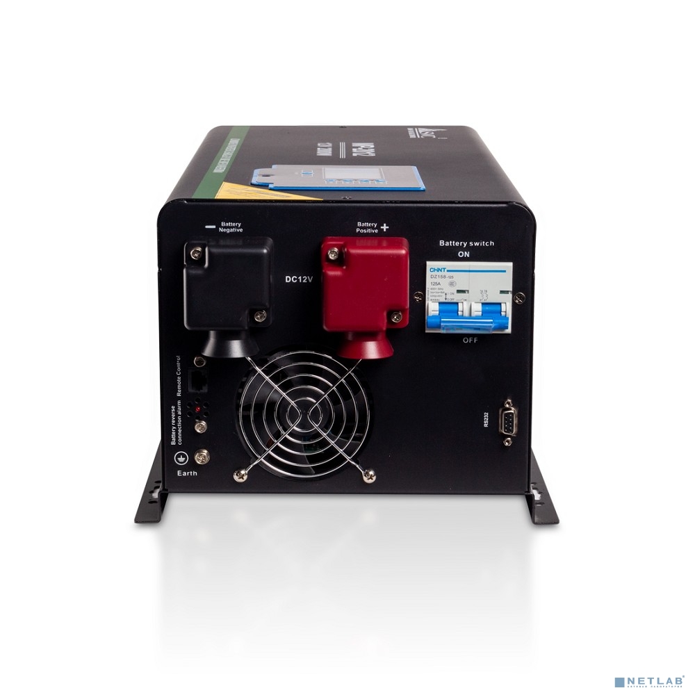 SVC Инвертор MP-2012 2кВА/2кВт, Вход:12/230В, AVR в реж. ИБП: 180-265В±4%, AVR в реж. инвертора:160-265В±4%, Вых.:220В±10%, 50±0.3Гц, Чистая синусоида, Внешние АКБ(не входят в комплект),LCD-дисплей