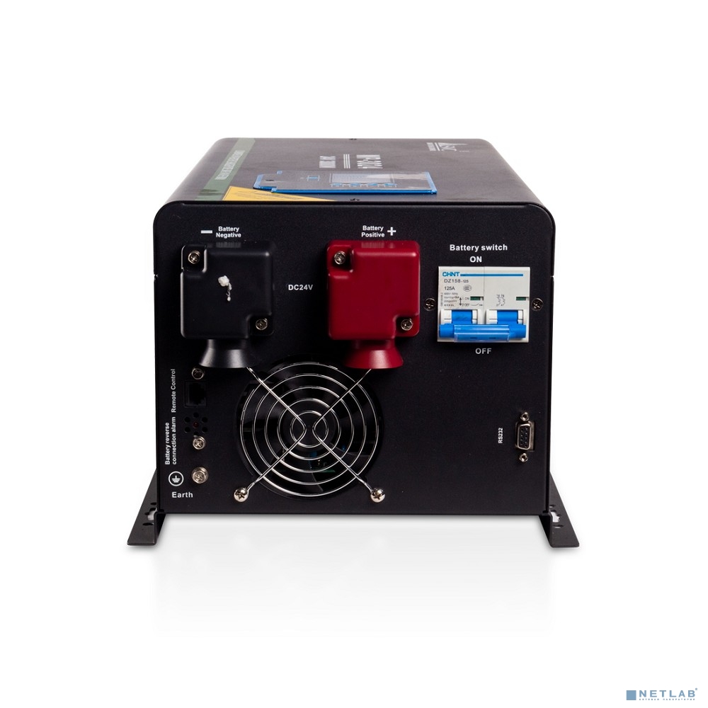 SVC Инвертор MP-3024  3кВА/3кВт, Вход:24/230В, AVR в реж. ИБП: 180-265В±4%, AVR в реж. инвертора:160-265В±4%, Вых.:230В±10%, 50±0.3Гц, Чистая синусоида, Внешние АКБ(не входят в комплект), LCD-дисплей